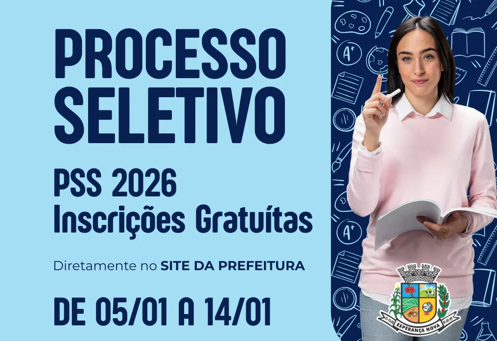 Prefeitura de Esperança Nova abre Processo Seletivo Simplificado para Professores